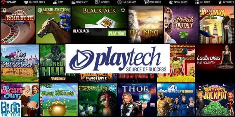 Nhà phát hành Playtech với hàng trăm trò chơi cực hot